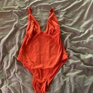 Women’s Orange One Piece Swimsuit